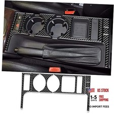 Carbon Fiber For Bmw E46 1998-2006 Gear Shift Warning Gear Shift Cup Holder Carbon Fiber For Bmw E46 1998-2006 Gear Shift Warning Gear Shift Cup Holder