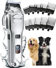 Dog Clippers Grooming for Thick Heavy Coats/Low Noise Rechargeable Pet Shaver
