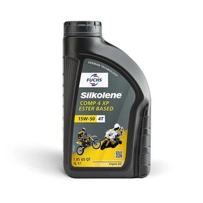 Motoroel synthetisch SILKOLENE COMP 4 15W-50, Motorrad Motorenöl 1Ltr. Flasche