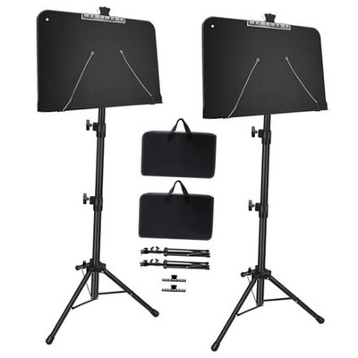 Sheet Music Stand, 1/2/3 Pack Adjustable Music Stand Standard Version 2 Pack