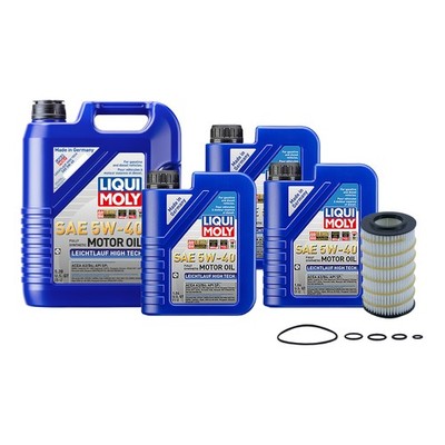 8L Liqui Moly Leichtlauf High Tech 5W-40 Wix Oil Change Kit for Mercedes C300