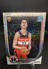 2025-26 Topps Bowman - Will Riley Speckle Refractor /299 #BCV-21 (RC) 🔥