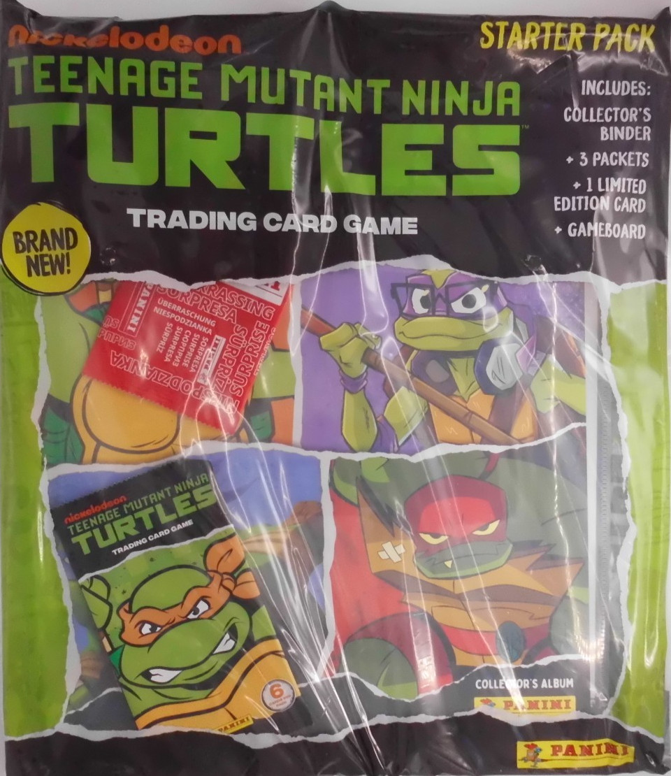 Panini Teenage Mutant Ninja Turtles Trading Cards Starter Pack: Album + 1 Ltd Ed