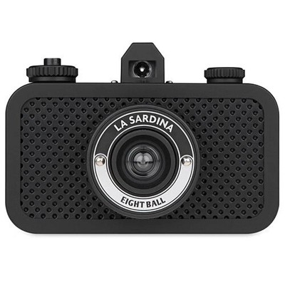 Lomography La Sardina 8 Ball Edition 35mm Point and Shoot Analog Film Camera