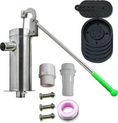 #ad Locci Stainless Steel Manual Well Pump Hand Water Suction Pump for Home Garden $29.99