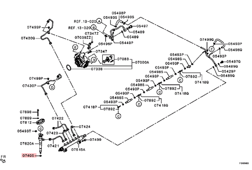 Fuel Injection Nozzle Gasket for Mitsubishi OUTLANDER GF6V 2.2D - Picture 2 of 6