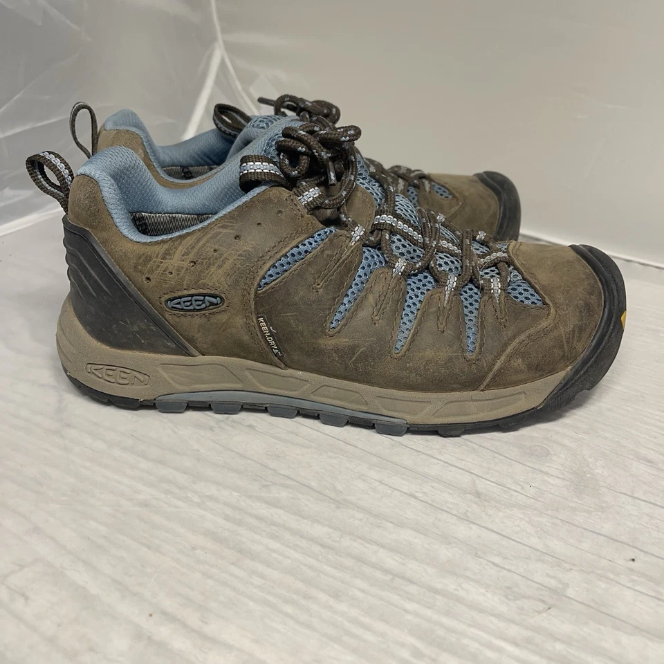 Keen Womens Sz 7  Bryce Brown Low Waterproof Hiking Shoes Sneakers - Image 4 of 4