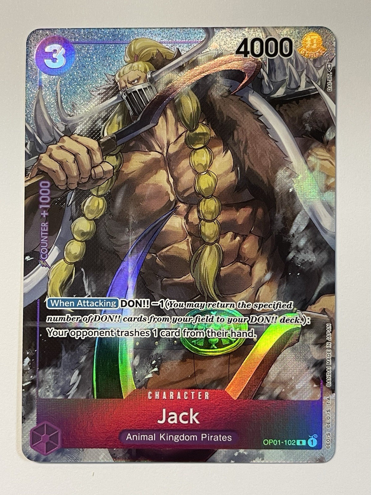 Jack Parallel Romance Dawn OP01-102