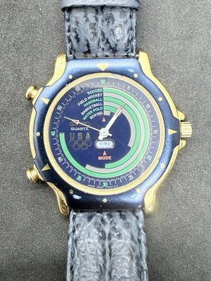 Seiko RARE Limited Edition 8M32 1992 USA Olympic 6-Sport Timer