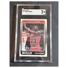 Michael Jordan #17 sgc 7 1988-89 Fleer Basketball Card NBA