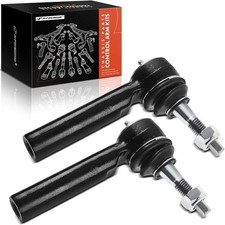 2 x 5.520 Inch Front Outer Tie Rod Ends, Compatible with Chevy GMC