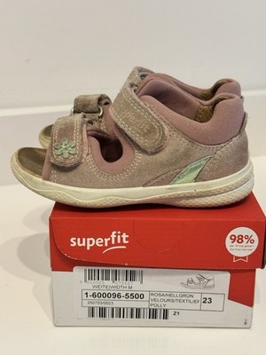 superFit, Sandalen, Rosa, Polly, Leder, M, Gr. 23,  NP. 49,95 