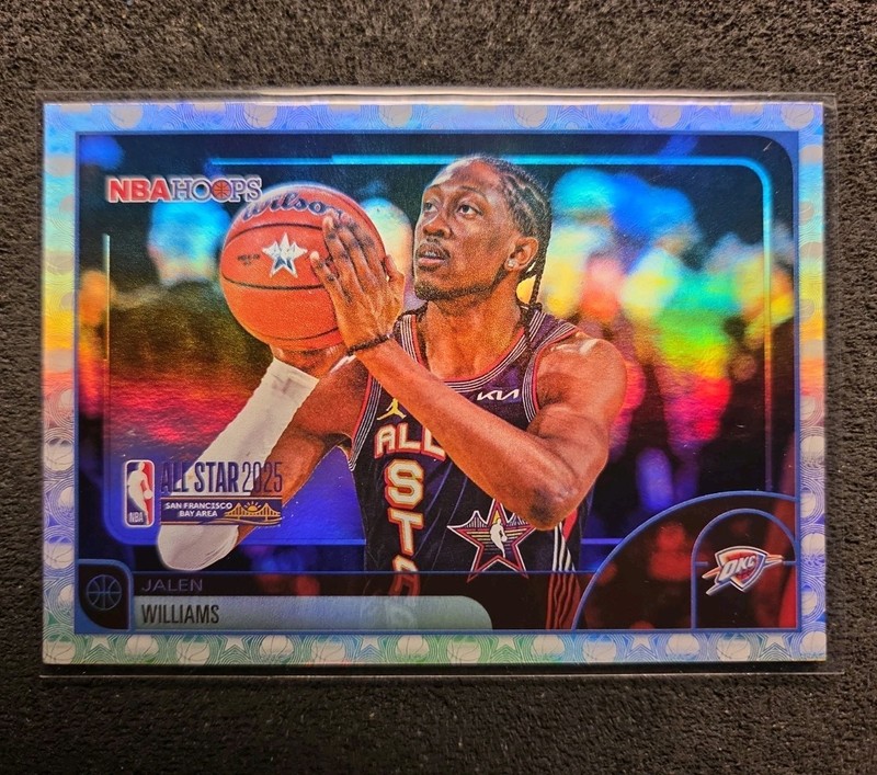 Jalen Williams All Star Foil 2025 NBA Hoops Basketball