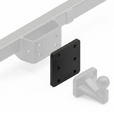 Erhöhungsplatte Kupplungskugel höhenverstellbar 3x56mm für KIA Pregio I