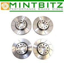 BMW 3 Series [E46] 320Cd 325Ci 328Ci 99-07 Grooved Front & Rear Brake Discs
