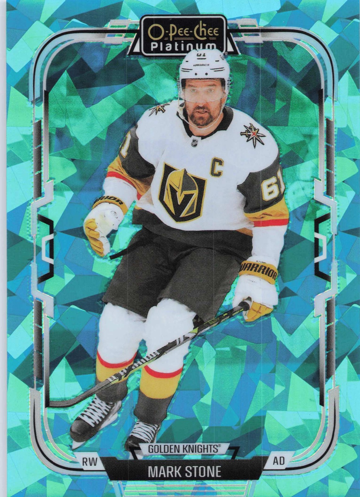 2025-26 O-Pee-Chee Platinum Mark Stone Turquoise Fragments #/249 #159