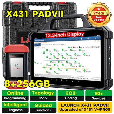 2026 LAUNCH X431 PAD VII PAD 7 KFZ OBD2 Diagnosegerät ECU Programmier Coding