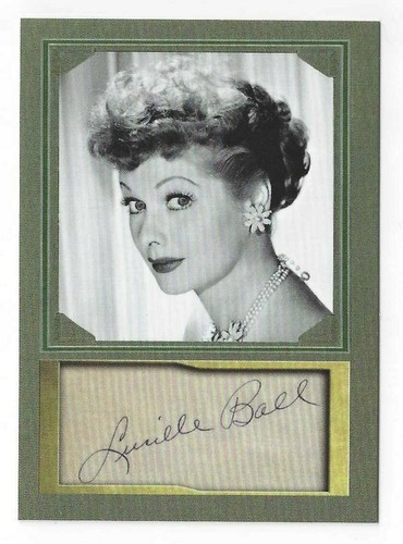 LUCILLE BALL - ACEO D. GORDON PROMO TRADING CARD - MINT CONDITION