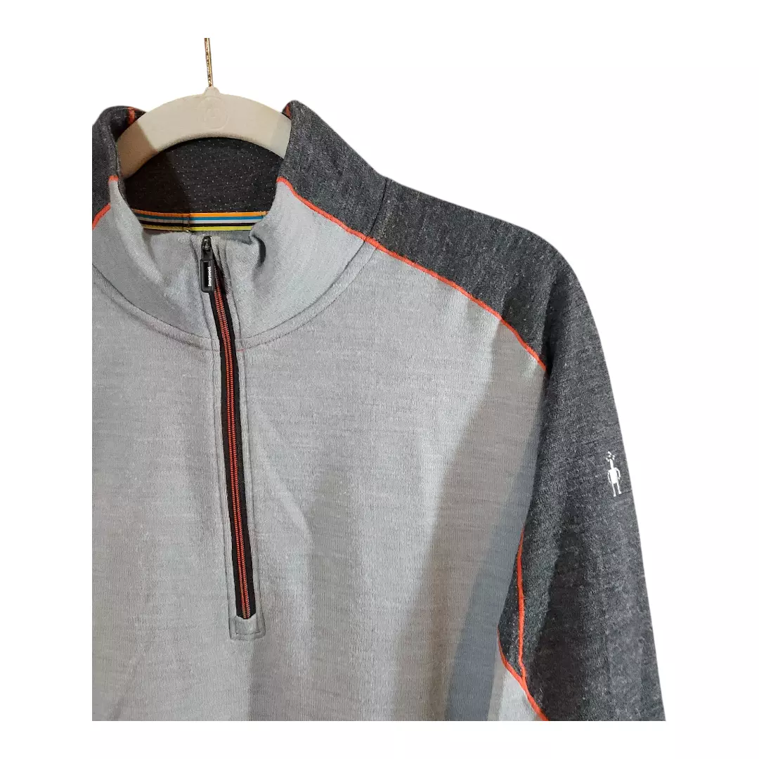 smartwool phd light merino wool 1/4 zip outdoor base-layer