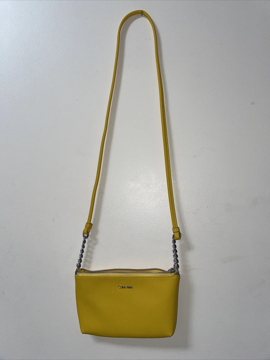 Calvin klein hotsell yellow purse