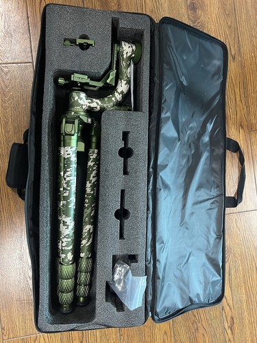 Sirui CT-3204 Camo Carbon fiber tripod CH-20 Gimbal Head For Nikon Sony Canon - Picture 19 of 27