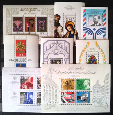 Germany : collection of miniature sheets, all in mint MNH condition #1