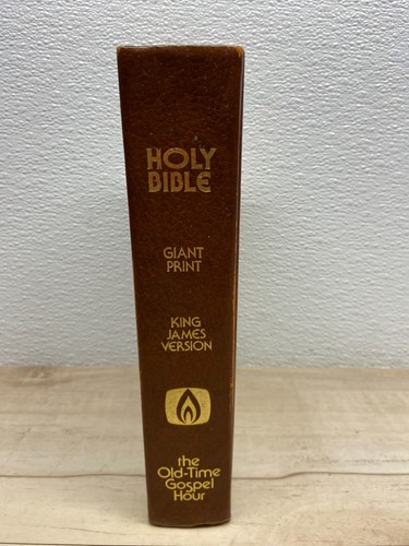 Vintage 1970s Holy Bible Giant Print KJV Faith Partners Edition Hardcover - Imagen 9 de 14