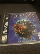 Populous: The Beginning (PS1) - Disc And Manual Only - Replacement Case
