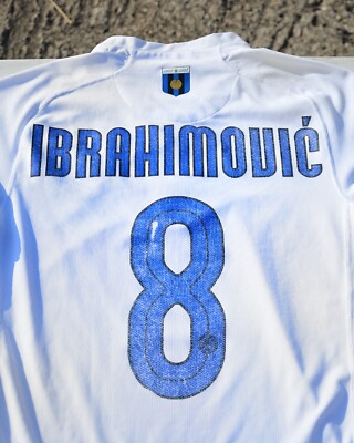 Inter Milan 2007-08 Away 'Centenary' Jersey (IBRAHIMOVIC 8) | eBay