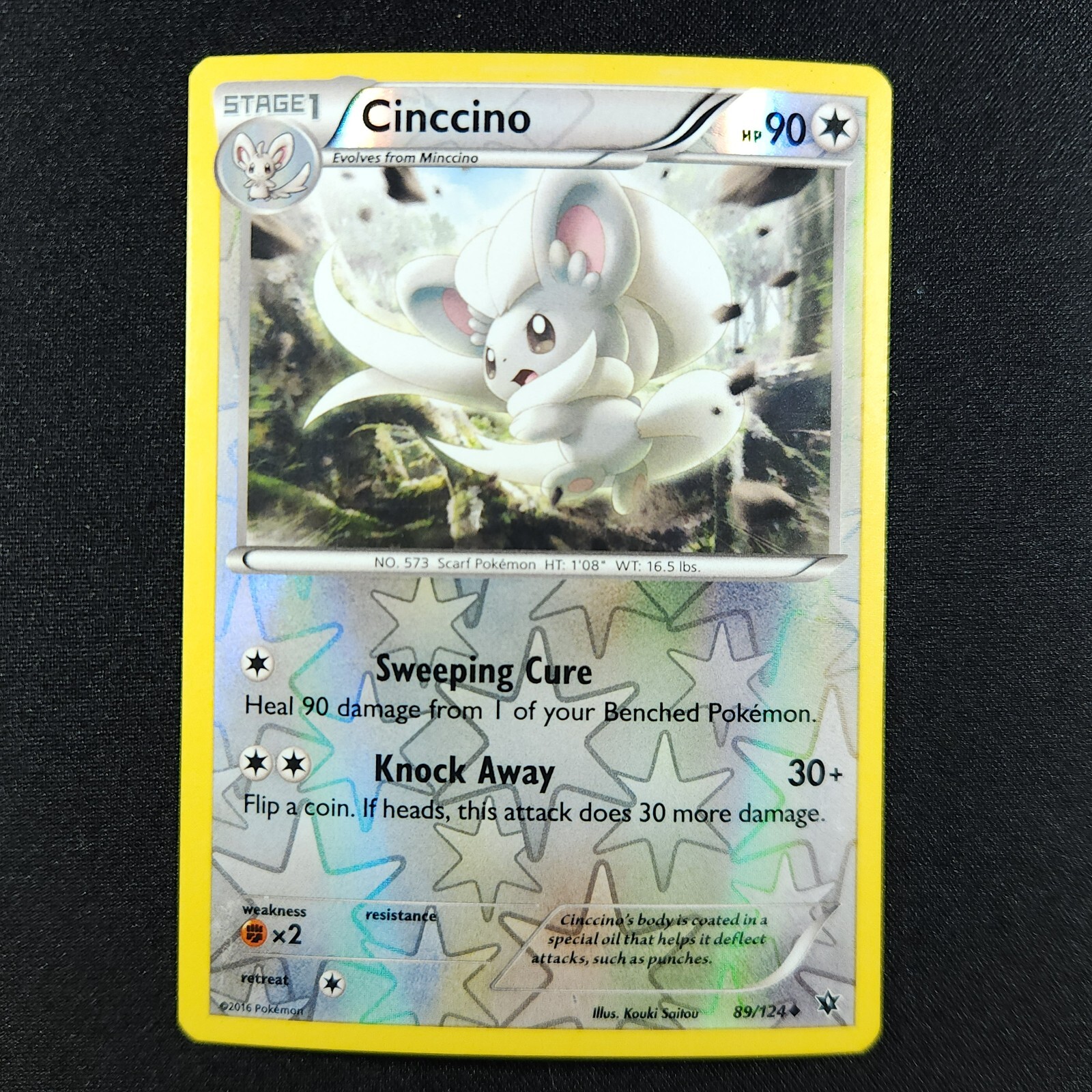 Cinccino 89/124 Holo - Fates Collide - Pokemon Card