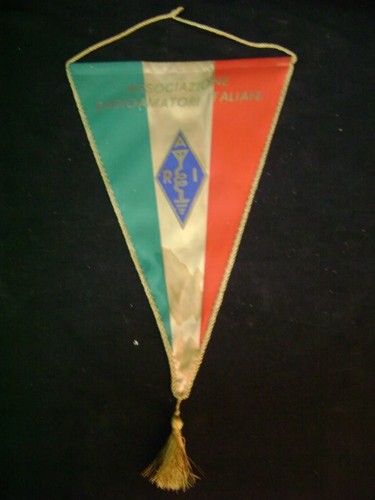 Fanion Drapeau D'Époque Association Italienne Radioamateur - Picture 6 of 6