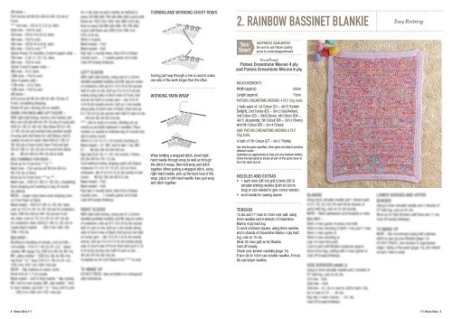 PATONS HEIRLOOM PATTERN BOOKLET #111 MERINO MINIS - Image 4 of 4