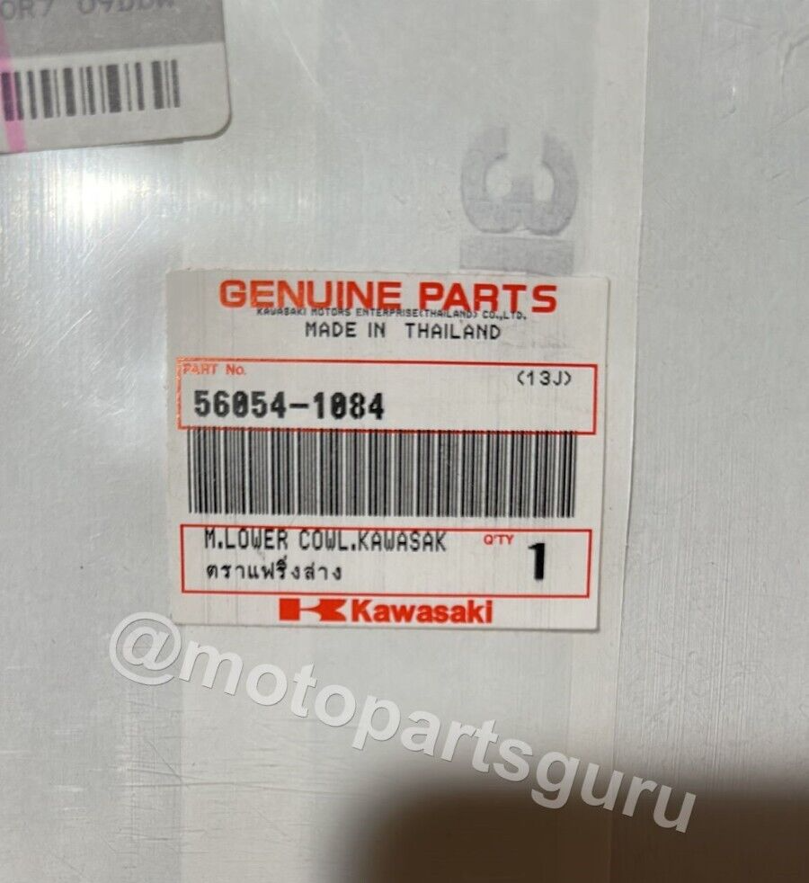 56054-1084 OEM Kawasaki Lower Cowl Decal KAWASAKI Mark for Ninja