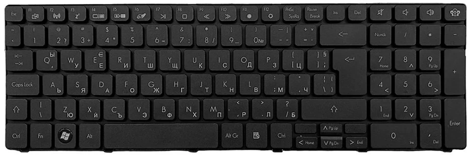 ORIGINAL BULGARIAN KEYBOARD ACER ASPIRE 5200 5220 5236 5242 5250 5251 5338 5340 - Image 2 of 3