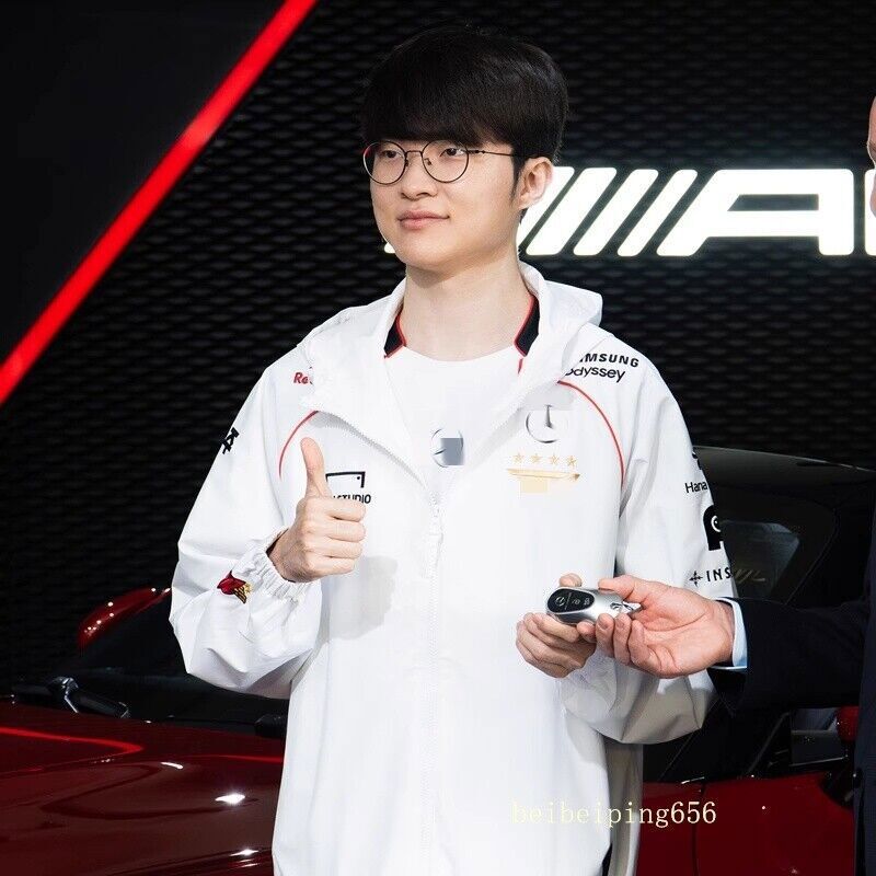 New 2024 LCK Team T1 Uniform Jersey S14 Faker Jacket LOL World