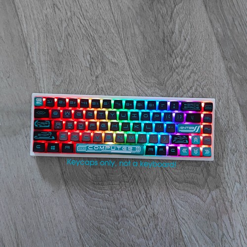 Technological Trend Keycaps set PBT Shine Through for MX Mechancial Keyboards - Picture 9 of 12