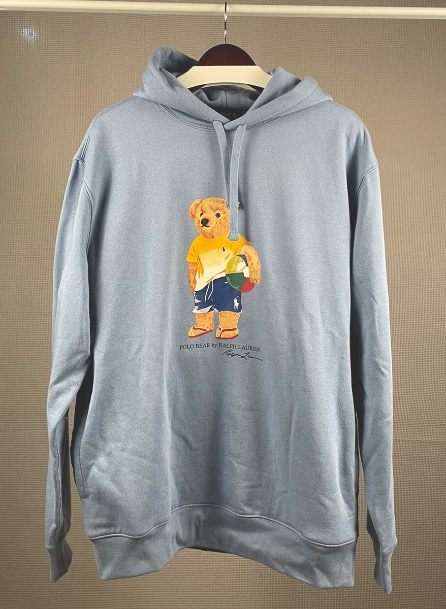 Clothing Grey Sweatshirt Polo Ralph Lauren Hockey Bear Fleece