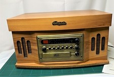 Record Play Turntable; CD; Radio Cassette combo Anders Nicholson All in One