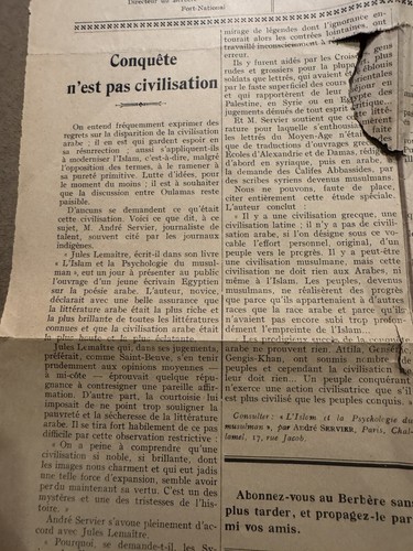 Der Berber, sehr seltene Zeitschrift von 1934 (Fort-National, Algerien) - Bild 3 von 12