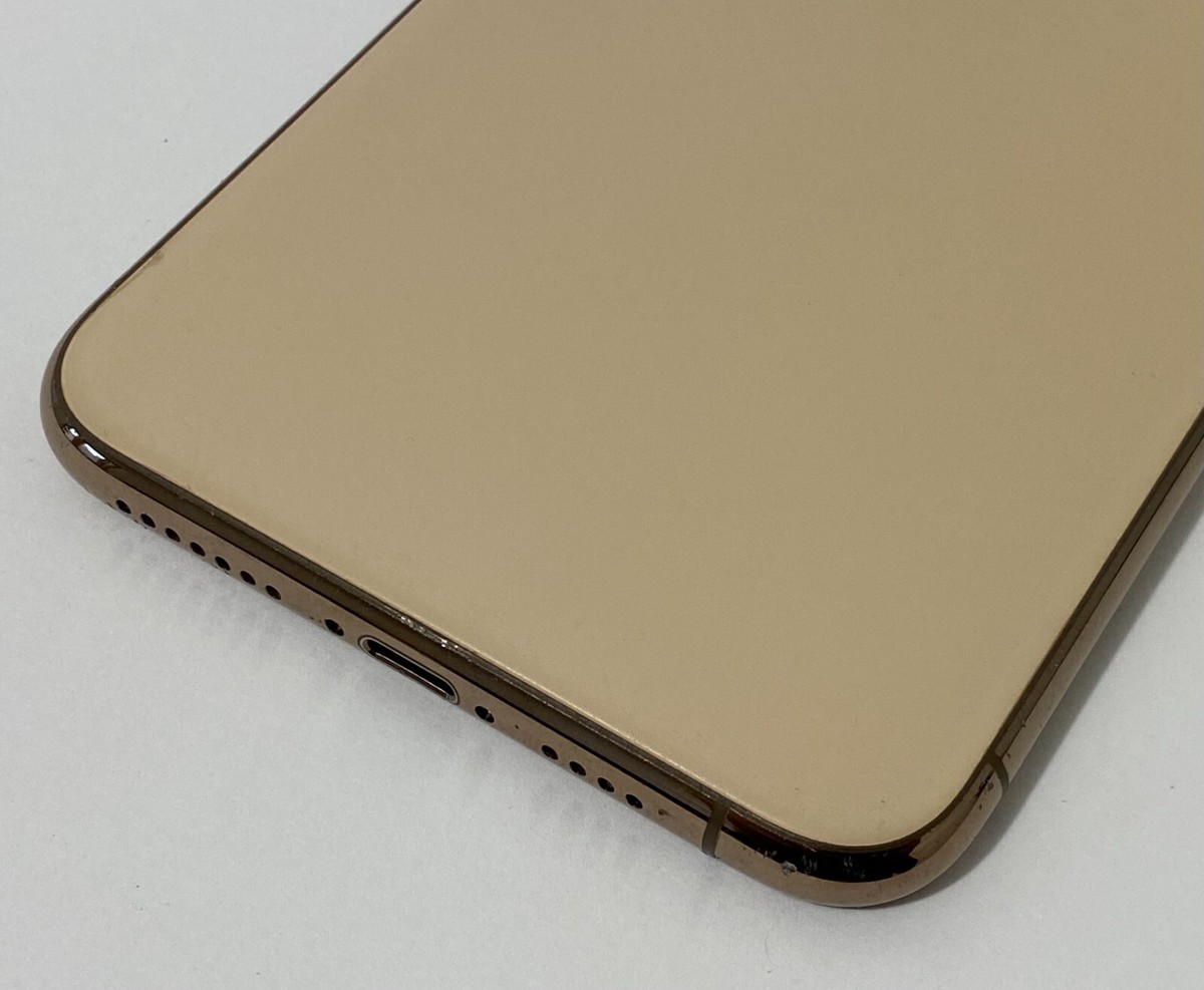 iPhone 11 Pro Max Gold OEM Housing Frame Back Cover w/ Small