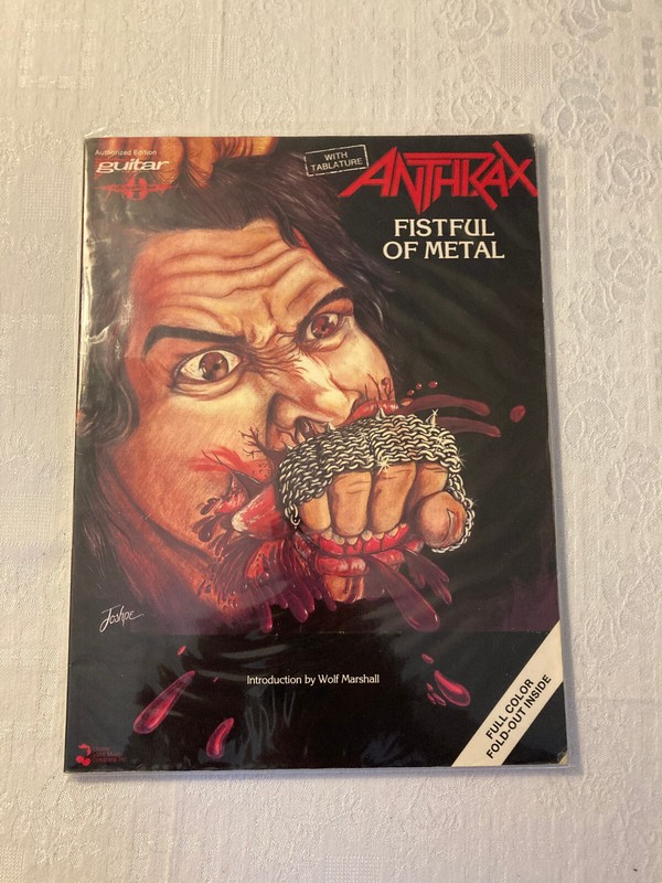 ANTHRAX Fistful Of Metal Tablature Book ©1990 Cherry Lane Music Company, Inc.