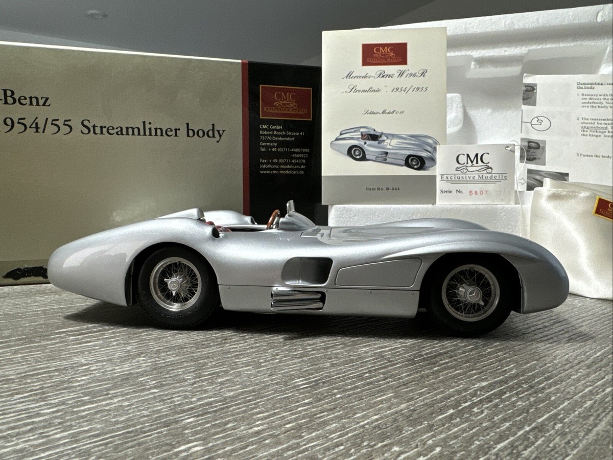 1/18 Scale CMC Mercedes Benz W196R 1954/55 Streamliner Body 1/18 Scale CMC Mercedes Benz W196R 1954/55 Streamliner Body