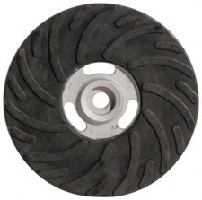 Made in USA F700-R Flexible Disc Backing Pad: Locking Nut 5/8-11 Thread