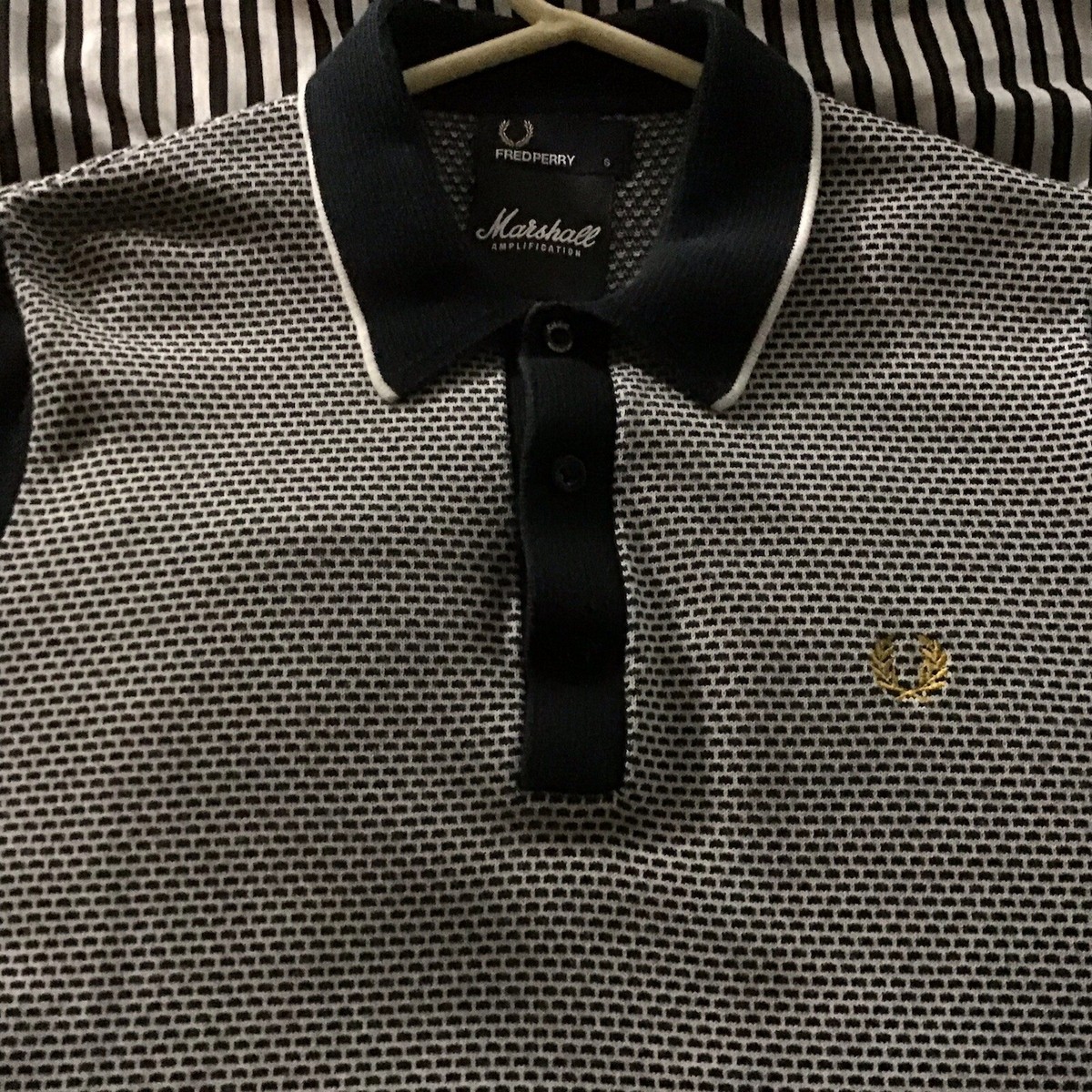 【☆ai2525☆ 】FRED PERRY Long Sleeve Reversible Fred Perry Shirt - Night Green / Grey