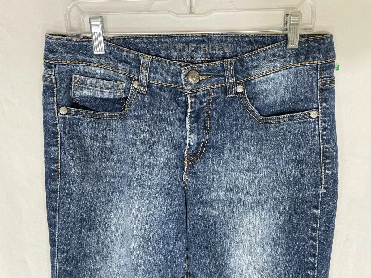 Code bleu embroidered jeans sales
