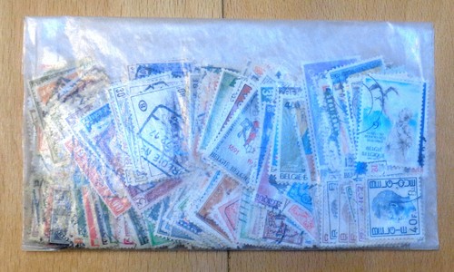 BELGIUM lot with about 500 different stamps.