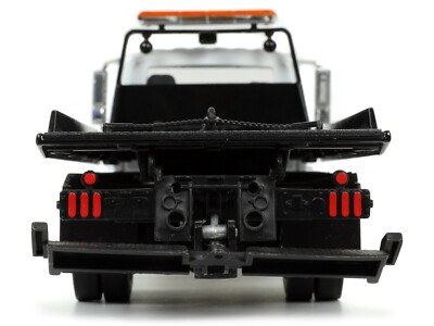 INTERNATIONAL DURASTAR 4400 FLATBED TOW TRUCK WHITE 1/24 DIECAST