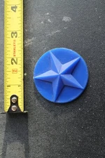 Stomp Brand SNOWBOARD Blue Pentagram Star Circle Vintage Snowboarding STOMP PAD