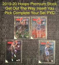 2019-20 Hoops Premium Stock GET OUT THE WAY You Pick Card Complete Your Set PYC