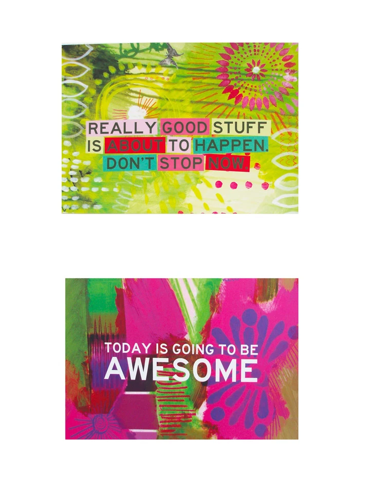 Arte de pared impreso MDF "BUENAS COSAS A PUNTO DE SUCEDER" Foto 2 de 2